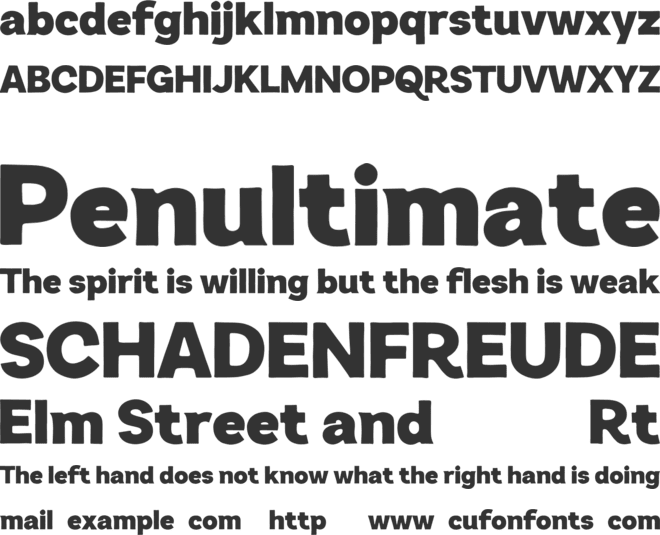 Winksy font preview