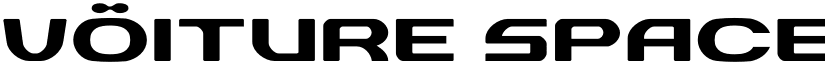 vOiture Spaced font