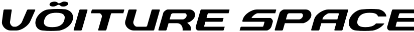 vOiture Spaced Super-Italic font