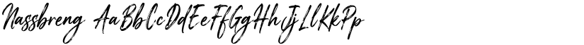 Nassbreng font download