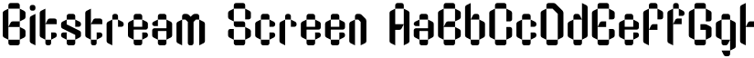 Bitstream Screen font download