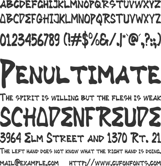 ground good font preview