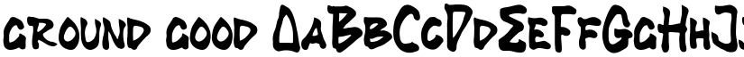 ground good font download