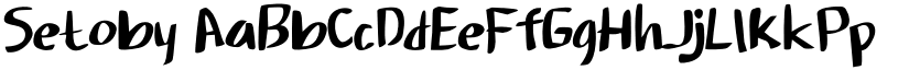 Setoby font download