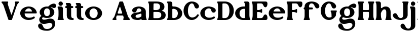 Vegitto font download