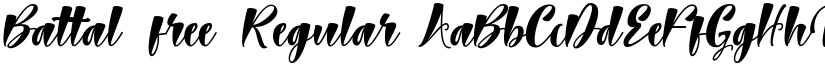 Battal free font download