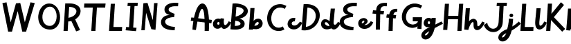 WORTLINE font download