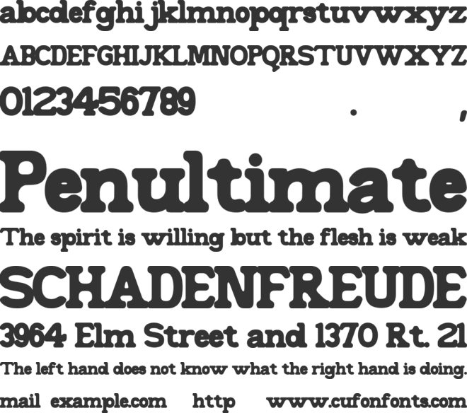 Wemberly font preview