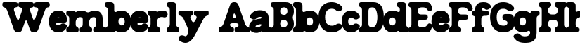Wemberly font download