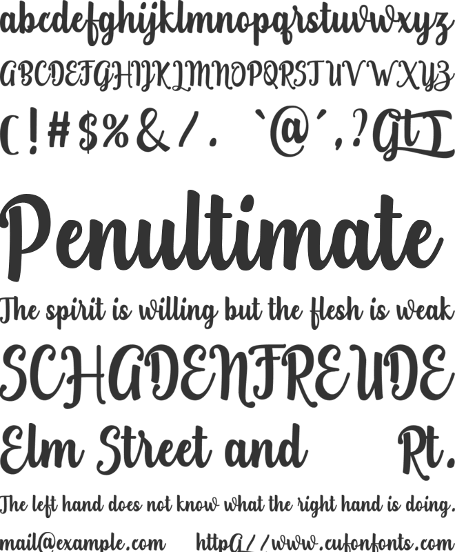 Grafiteg free font preview