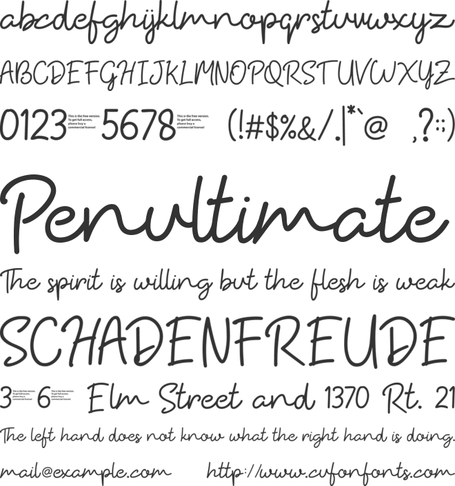 Hiyagh Ahey font preview