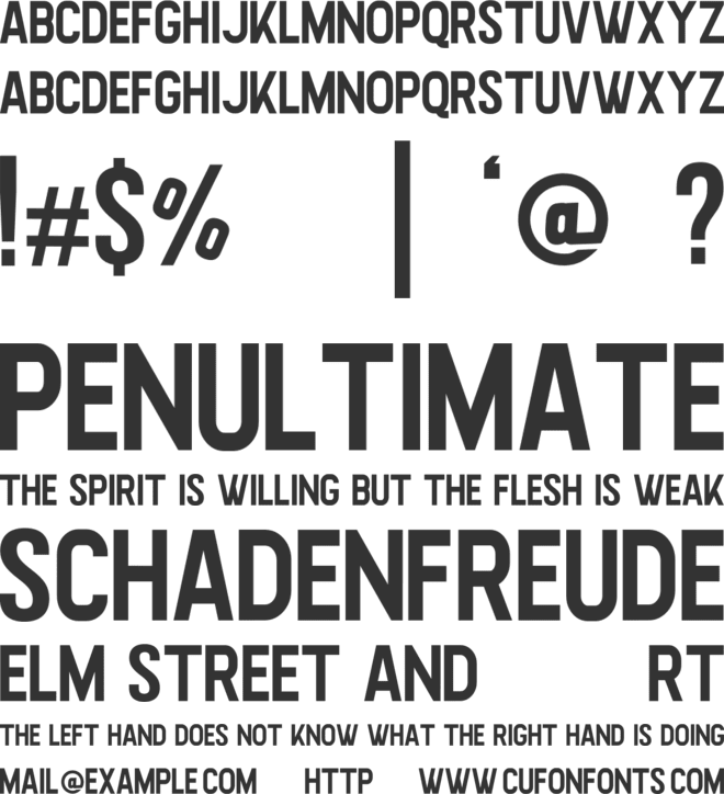 Highstories Sans font preview