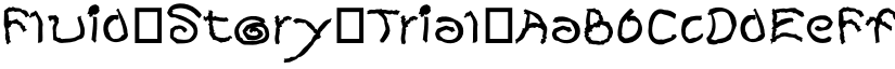 Fluid Story Trial font download