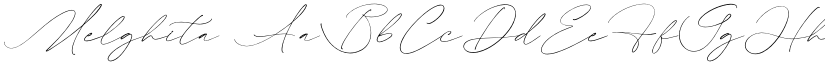 Melghita font