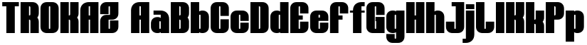 TROKAZ font download