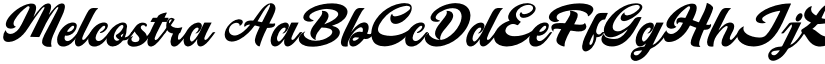 Melcostra font download