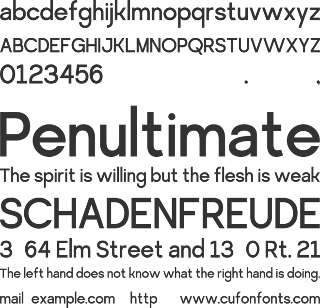 Jeanoti font preview