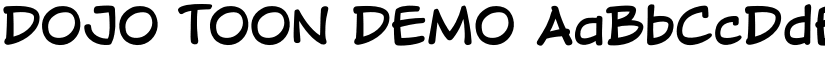 DOJO TOON DEMO font