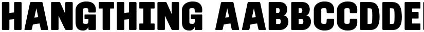 Hangthing font download