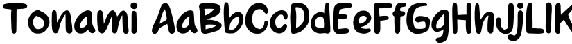 Tonami font download