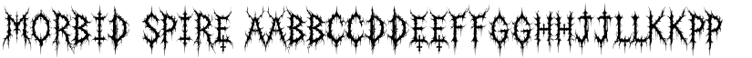Morbid Spire font download