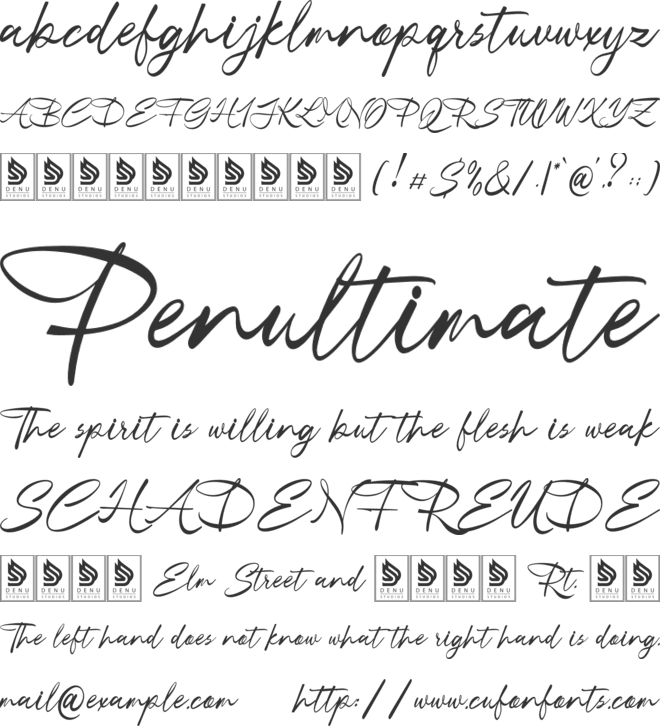 Dialetika font preview