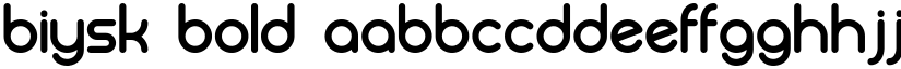 Biysk Bold font