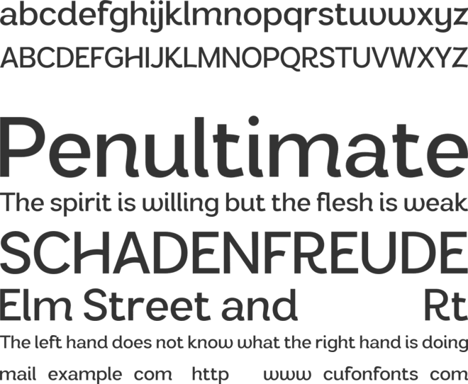Sansform font preview