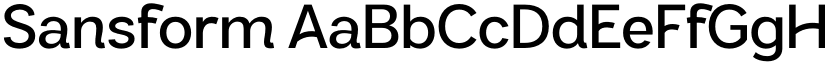 Sansform font download