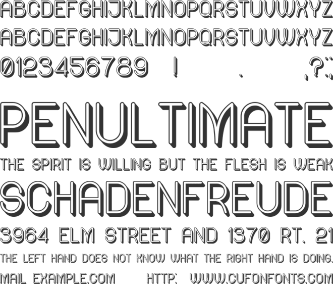 Ready font preview
