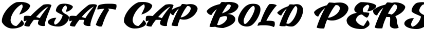 Casat Cap Bold PERSONAL USE Regular font
