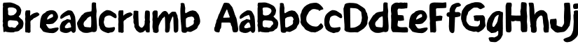 Breadcrumb font download