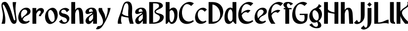 Neroshay font download