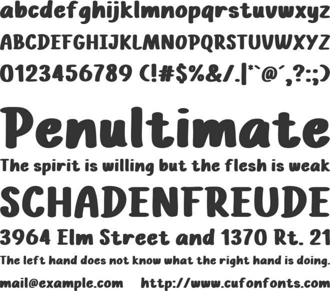 Jumbo Good font preview