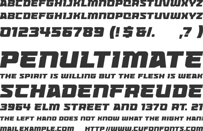 Broka font preview
