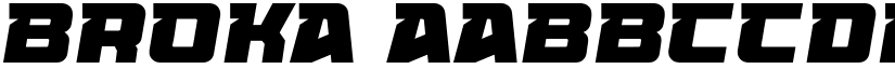 Broka font download