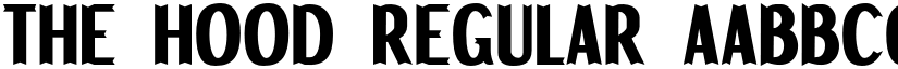 The Hood font download