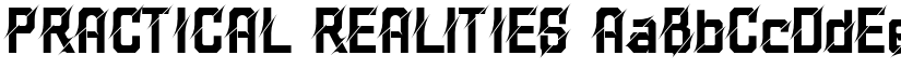 PRACTICAL REALITIES font download