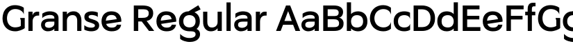 Granse Regular font
