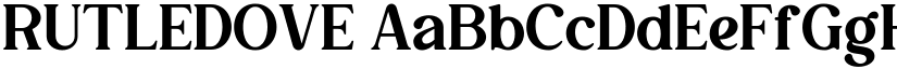 RUTLEDOVE font download
