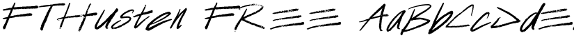 FTHusten FREE font download