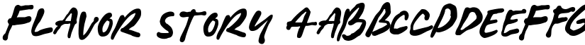 Flavor Story font download