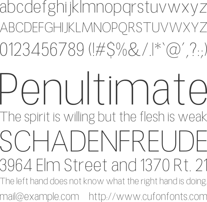 Glogmy font preview