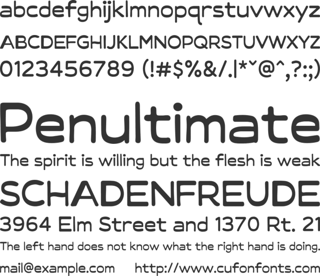 Milgrave Personal Use Only font preview
