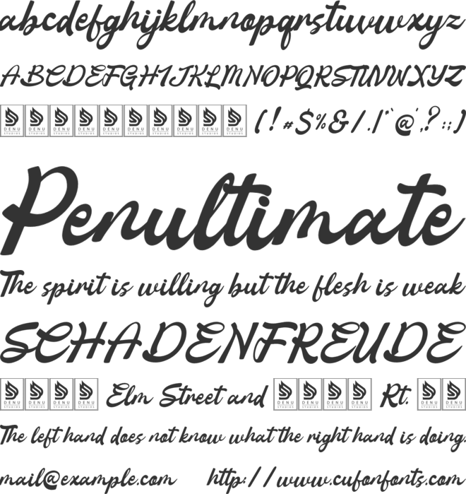 Anchora Anchord font preview