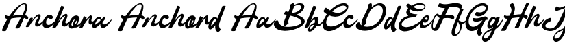 Anchora Anchord font download