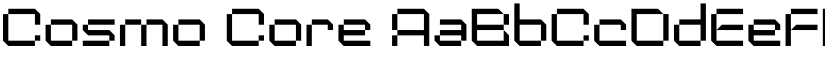 Cosmo Core font download