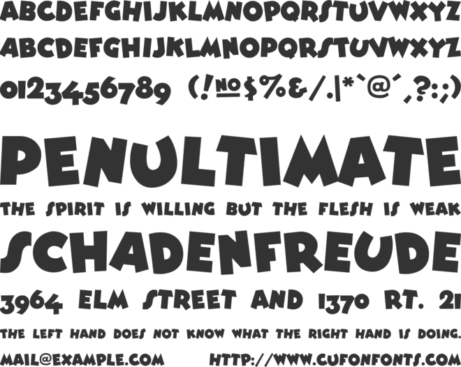CircusMouse font preview