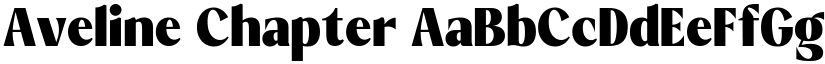 Aveline Chapter font download