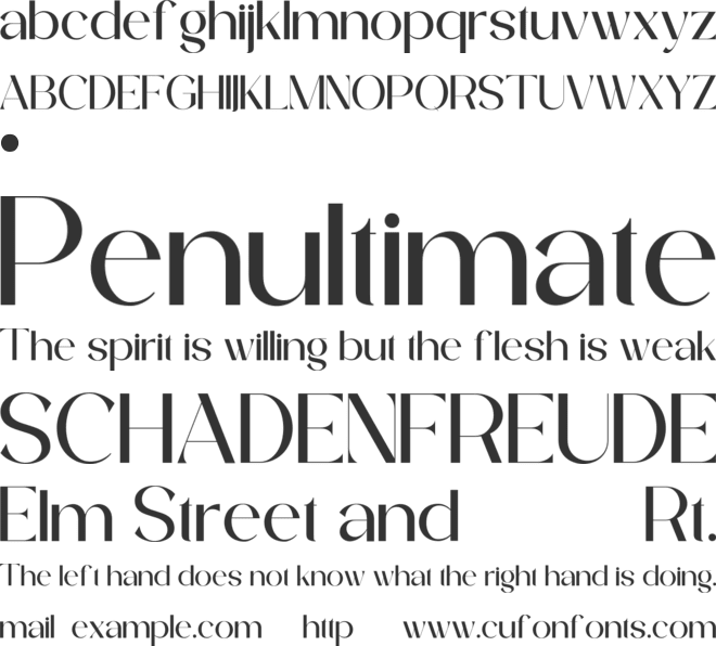 ANNYRA font preview
